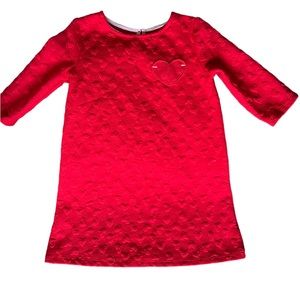 Cat and Jack red heart dress. Size 4T.